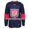 USA tröja Blank World Cup i ishockey 2016 Blå Premier - NHL Tröjor Herr USA tröja Blank World Cup i ishockey 2016 Blå Premier - NHL Tröjor Herr